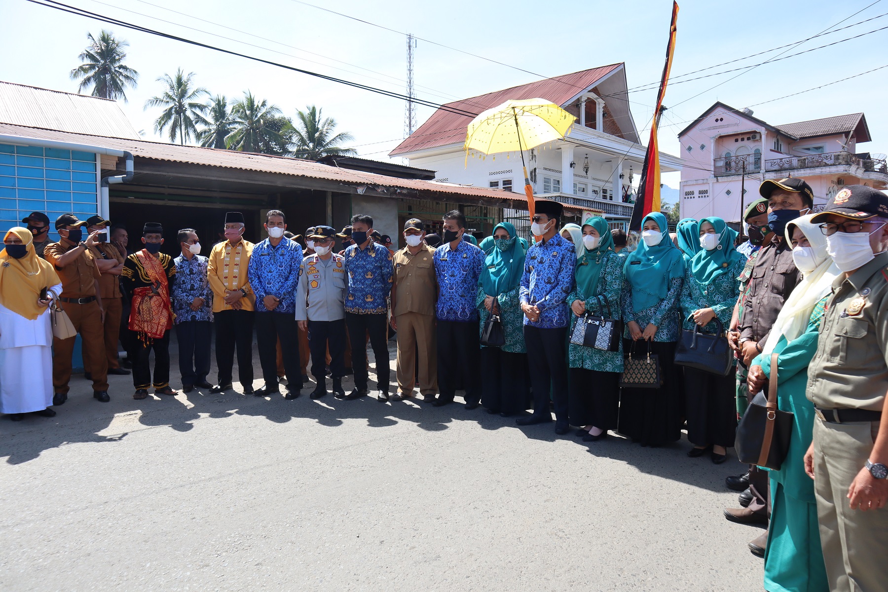 Penilaian Lomba Gerakan PKK Tingkat Provinsi Sumatera Barat di Nagari Mungka Kecamatan Mungka pada Tanggal 17 Mei 2022